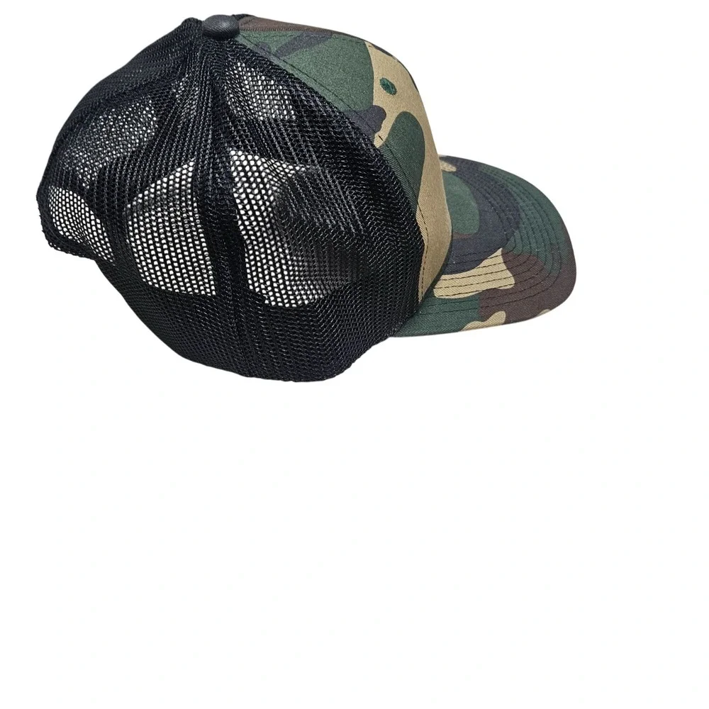 Outdoor Cap Pedersons Natural Farms‎ Camo Trucker Hat Mesh Back Adjustable...